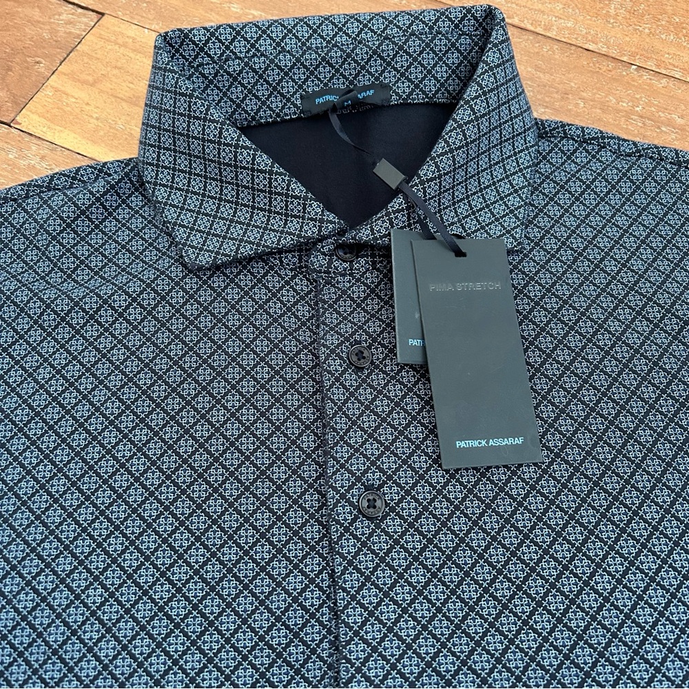 Patrick Assaraf Printed Polo Shirt